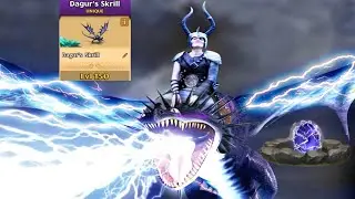 DAGUR'S SKRILL MAX LEVEL 150 TITAN MODE - DRAGONS: RISE OF BERK