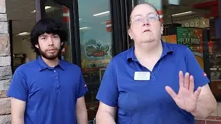 Angry Manager vs Fake Gas Station Employee!