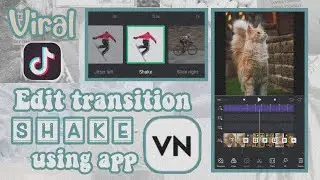 Viral tiktok❗ How to make Shake effect & Zoom effect in app VN [ Malay sub ] | SB003