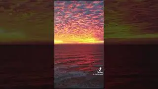 California Beach Sunset Drone Video