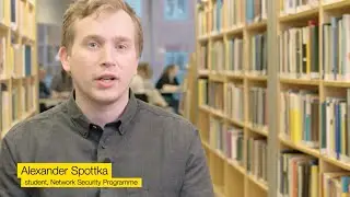 Alexander – student at the Network Security Programme