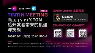 Tg✖️TON给开发者带来的机遇与挑战｜主题分享