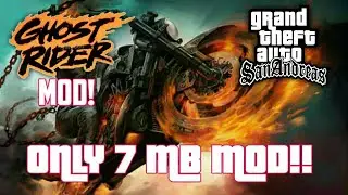 [7MB]How To Download & Play  Ghost Rider Mod! For GTA SA In Android (Hindi/Urdu)