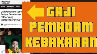 Gaji Pemadam Kebakaran Besar? Ini jumlahnya
