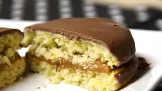 אלפחורס בציפוי שוקולד - Chocolate coated alfajores