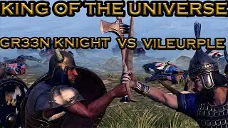 TOTAL WAR:PHARAOH TOURNAMENT !  Vileurple VS. Gr33n Knight ! KING OF THE UNIVERSE !