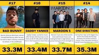 [UPDATED] Most Subscribed Music artists on YouTube