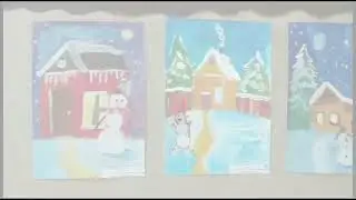 Городской конкурс-выставка детского рисунка "Зимняя сказка", г. Новочеркасск, 2023 г.