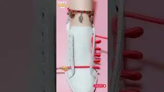 Trendy sneaker laces knotting, Shoes tying hacks #shoelaces #shorts
