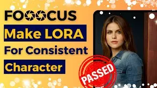 Consistent character In Fooocus - kohya ss Training Lora