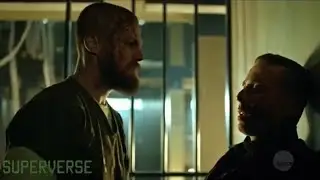 Arrow 7x07 Oliver locks up Ricardo Diaz