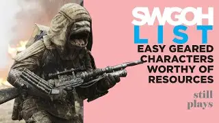 LIST | EASILY GEARED CHARACTERS to Boost Roster Depth + GAC Performance | SWGOH | Galaxy of Heroes