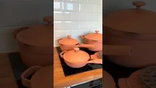 Ceramic Cookware Set #youtubeshorts #ceramiccookware #kitchenorganization #ceramicpots