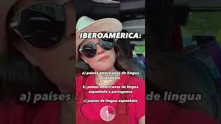 O que é Iberoamérica? #espanhol #tips #challenge