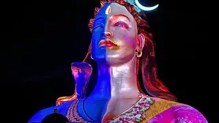 Laser show at isha foundation Bangalore #adiyogi #shiv #shiva #ishafoundation #Bangalore