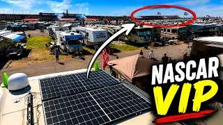 RV Eating Grapevine Climb & First NASCAR Experience