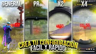 TRUCOS PARA CREAR TU CONFIGURACION PERFECTA PARA DAR TODO ROJO EN FREE FIRE CON DPI! - Juanpablo 31