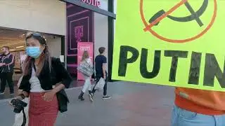 USA, Protest against Russia's invasion of Ukraine ! Santa Monica has gathered thousands of people!!
