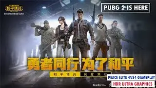 PUBG Mobile 4 VS 4 Team Deathmatch HDR ULTRA Graphics Gameplay