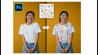 How to Add a Beautiful Pattern on your Shirt in Photoshop CC.Photoshop Tutorial!