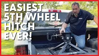 Blue Ox BXR2100 Install and Review. Easy and Lightweight Fifth Wheel Hitch!