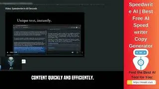 Speedwrite AI | Best Free AI Speed writer Copy Generator