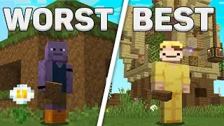The WORST vs BEST Minecraft Builder... (Just Build)