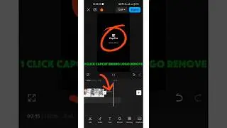 CapCut App Ending Logo Remove #shorts #viral #ytshorts #trending