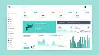 Responsive Admin Dashboard Design Using HTML CSS & JavaScript