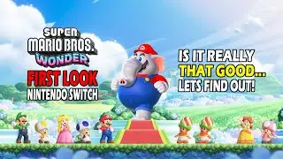 Super Mario Bros Wonder First Look Nintendo Switch (Is It Really That Good...)