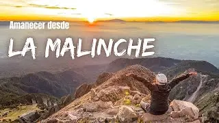 Subimos la Malinche de noche 