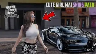 Unleash the Adorable: CUTE Girl Skins Mod for GTA SA Android and PC| MODS for GTA SA Android in 2023