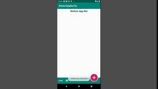 Bottom App Bar Android | Android Toolbar | Android Widgets