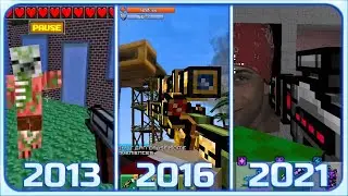 Evolution of Pixel Gun Games 2013-2023