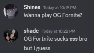 OG Fortnite Is Overrated AF