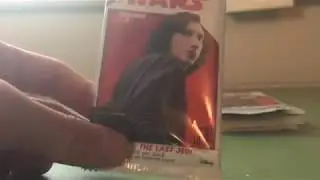 Star Wars The Last Jedi trading cards opening