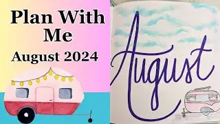 Plan With Me - August 2024 - Archer and Olive #bulletjournal