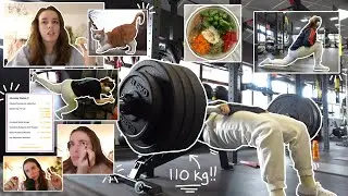best exercises to grow your glutes, productive monday, answering questions (vlog)