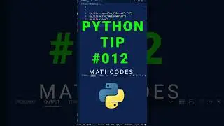 Best way to write a file in Python - Python Tip 