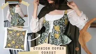I Couldn't Resist 🌷 Making A Corset Out Of An IKEA Pillow