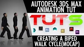 Creating a Biped Walk Cycle in 3ds max Mocap