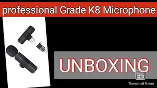 K8 Microphone Unboxing In Telugu |D Unboxing Room