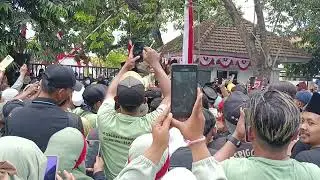 Gus Haris dan Ra Fahmi sesaat setelah daftar ke KPU didampingi Habib Mahdi dan Mas Oka