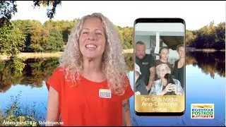 En hel familj i Asarum överraskas av Sandra med glada vinstbesked - Postkodlotteriet