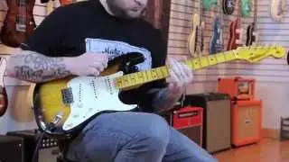 Fender Custom Shop 1955 Stratocaster Relic 2-tone Sunburst demo by Make'n Music feat. Josh Smith
