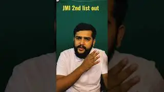 JMI btech 2nd list out | must check your name in list | 
