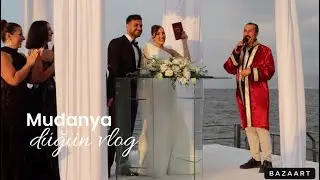 MUDANYA DÜĞÜN VLOG♥️| kameramda bulduklarım, düğün günü ve hazırlıkları ile tüm akşam