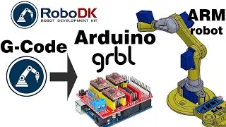 Robodk for grbl arduino / Gcode sender / sending the g-code via robodk