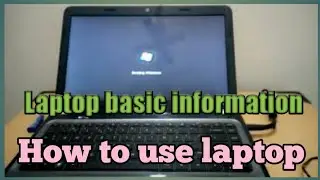 HP laptop basic information,laptop kese chalae,#Laptopbasicsforbeginners