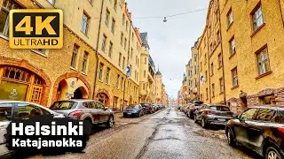 Walk in Katajanokka, Helsinki 🇫🇮 Walking Tour Finland 4K